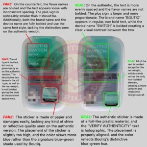 real and fake boutiq v4